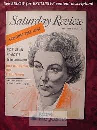 Saturday Review December 3 1955 RUMER GODDEN ROSS PARMENTER BEN LUCIEN  BURMAN
