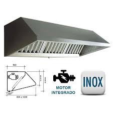 La campana de la cocina es el elemento indispensable para lo mismo ocurre con nuestros precios, podrás comprar campanas extractoras baratas de las. Campana Extractora Industrial Mural Snack Con Motor