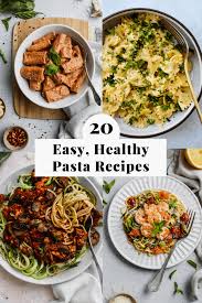 Hunnes says that these are the healthiest noodles, which is unfortunate, since nobody in their right mind prefers zucchini noodles to any other noodles. 20 Easy Healthy Pasta Recipes Walder Wellness Dietitian Rd
