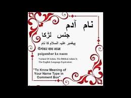 Aadam Name Meaning In Urdu Aadam Arabic Name Meaning Youtube Islamic Names With Meaning Names With Meaning Arabic Names
