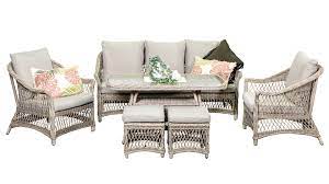 Hampton Dining Sofa Set Outdoor Lounge Segals Outdoor Furniture Perth