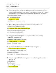 The first is the face value, or the amount that will be paid to your beneficiaries when. Life Exam Key Getaegnow Org
