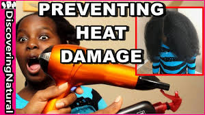 Simply using heat does not automatically mean that your hair is or will become damaged. How To Prevent Heat Damage On Natural Hair Youtube
