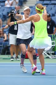 I big dogs, red beards & night matches #gamesetmattek#tennisunited #gopackgo insta: Us Open 2016 Women Doubles Champions Lucie Safarova L Of Czech Republic And Bethanie Mattek Sands Of United States Editorial Image Image Of Forehand Overhead 95752625