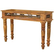 Jali Console Table Narrow Hallway Table Handmade From Solid Wood Modern consoles and sofa tables are functional pieces of furniture in contemporary spaces.