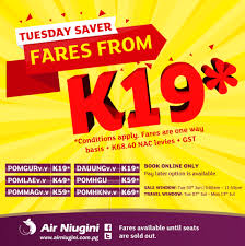 Air Niugini Our Tuesday Saver Is On Again Check Out Facebook