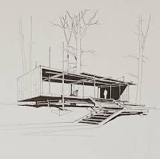 Sketch Illustration Residential Concept Architecture Architecture Concept Drawings Architecture Sketch