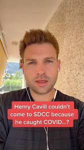 Henry Cavill wasn't at SDCC becsuse he caught COVID...? It makes sense to  me... #HenryCavill #comiccon #SDCC #Superman #DCCOMICS