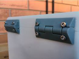 Low Profile Print In Place 60mm Hinge By Martin Au Thingiverse Hinges 3d Printer Designs 3d Printing Projects
