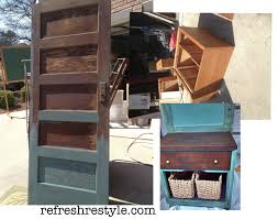 How To Make A Hall Tree Refresh Restyle Diy Furniture Projects Recycled Door Door Hall Trees