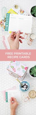 Check spelling or type a new query. Print Your Own Recipe Cards A Beautiful Mess