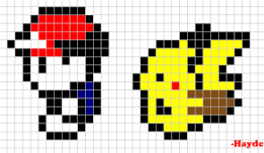 Pokemon Pixel Art Pixel Art Pokemon Easy Pixel Art Pixel Art Grid