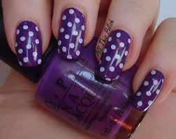 Cute purple animal printed nail art. 37 Amazing Purple Nail Designs Nail Design Ideaz