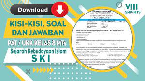 Contoh soal dan kunci jawaban mapel ski kelas 3 mi. Download Kisi Kisi Soal Dan Jawaban Pat Ukk Mata Pelajaran Ski Kelas 8 Mts Semester 2 Lengkap Youtube