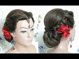 Beautiful Hairstyles With Puff Easy Wedding Hairstyle Youtube Long Hair Styles Natural Hair Styles Cool Braid Hairstyles