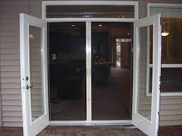 In growing numbers the french doors in kent that we install are replacements of old, outmoded and outdated aluminium sliding patio doors. Holland Screens Outward Opening French Doors With Retracting Double Screens French Doors French Doors Patio Patio Doors