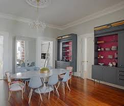 Dear lillie website french country dining room features a wood beaded chandelier illuminating a. Pink And Gray Dining Rooms Contemporary Dining Room