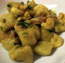 Gnocchi Di Patate Alla Curcuma Con Gamberetti E Zucchine Belin Che Buono