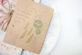 Sweet Pea Baby Shower Seed Packet Favours Wedding In A Teacup