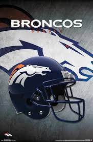 Denver Broncos Official Nfl Football Team Helmet Logo Poster Trends International Playeras De Futbol Futbol Americano Nfl Broncos
