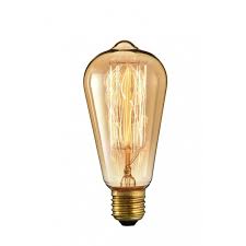 La luminosità può inoltre essere regolata secondo le proprie esigenze, grazie ad una rotazione di 360° ed una flessione di 180°. Lampadina Vintage 40w Con Attacco E27 220 240v