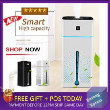A humidifier makes a room or living space more humid by increasing or adding conditions where too much water content in the air can result in the creation of corrosion and that. Smart Water Cube Large Capacity Air Humidifier Purifier With Night Light 1000 Ml Shopee Malaysia