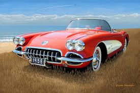Duvall, washington, june 4, 2011: 1958 Corvette