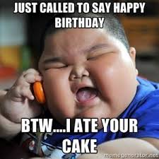 Birthday Cake Happy Birthday Meme Funny For Her Pin On Verjaardag