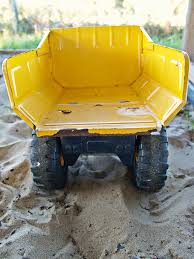 HD Wallpaper: Truck, Yellow, Toy, Dump Truck, Sand, Wheels, Tray, Driving |  Wallpaper Flare
