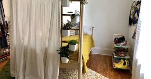 Gjora Bedframe With Sataumas Plant Ladder And Curtain Schlafzimmer Regale Wg Zimmer Wohnung