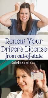 How To Renew Your Drivers License From Out Of State