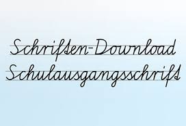 Die schulausgangsschrift ist eine der ersten schriftarten, welche schüler nutzen um das schreiben zu lernen. Schriften Zum Download