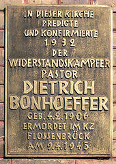 Maybe you would like to learn more about one of these? Dietrich Bonhoeffer Wikipedia