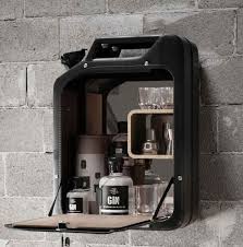 See more ideas about bar cabinet, bars for home, bar. A Super Smart Cocktail Cabinet Made Out Of A Jerry Can And Rene Sundahl The Danish Genius Behind This Crazy Idea Tried Supplied