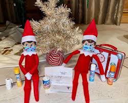 Elf On The Shelf Appears In Valley Homes After Quarantine Masked Disinfected Kveo Tv