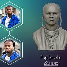 Pop smoke welcome to the party shot by goddygoddy. Download Obj File Pop Smoke 3d Model Portrait Sculpture 3d Printable Model Cults