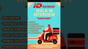 Lowongan kerja terbaru juli 2021 di bandung, cimahi, cianjur, sumedang, garut, tasikmalaya, ciamis, banjar, pangandaran. Lowongan Kerja Kurir Even Id Express Depok Youtube