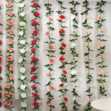 Where can i buy cheap artificial flowers. 2 45m Roses Vines Artificial Flowers Fake Flowers Rattan For Home Decoration Artificial Plants Vines For Wedding Shopee Philippines