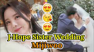With a new english single 'butter' coming this month, fans are having a meltdown anticipating blonde hobi in the music video. Bts J Hope Sister Wedding 2021 Mejiwoo Wedding Jung Jiwoo Wedding Jhope Sister Getting Married Youtube