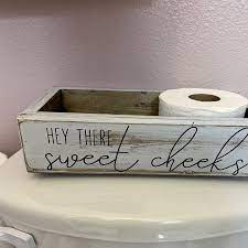 Maybe you would like to learn more about one of these? Toilet Storage Box Toilet Paper Caddy Back Of Toilet Box Etsy Diy Toilet Paper Holder Toilet Storage Toilet Paper