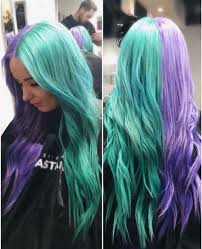 35 Unique Half And Half Hair Color Ideas For Cute Women Uniq Log Half Colored Hair Half And Half Hair Half Dyed Hair