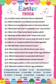 Free kids 5th grade trivia questions. 60 Easter Trivia Questions Answers For Kids Adults Meebily