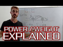 power to weight ratio is it all that affects acceleration