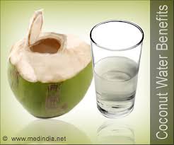 Drinking coconut water during pregnancy may alleviate vomiting. Coconut Water As A Skin Tonic