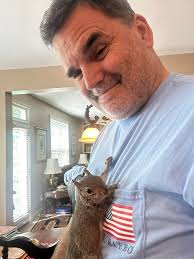 Dad I'm to big for the pocket now