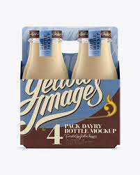 Do you want to acquire a nice, modern look of your beer here's a photorealistic beer bottle psd mockup for free that you will need for a wonderful. 4 Pack Bottle Carrier Mockup In Bottle Mockups On Yellow Images Object Mockups