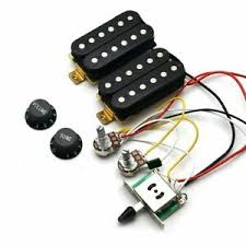 Common goes to volume pot input and 3 switched terminals are connected to pickup outputs. Strat Electric Guitar Pickups Humbucker Wiring Harness Volume Tone 3 Way Switch Ebay