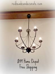 So many people forget the illumination components when updating their home decor. Rustic Light Fixture Bedroom Makeover For Teen Part 1 Redhead Can Decorate