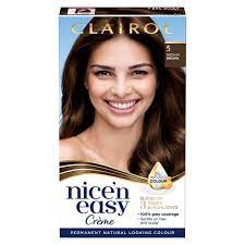 Brown henna hair dye is a rich milk chocolate color. Clairol Nice N Easy Medium Brown 5 Hair Dye Tesco Groceries