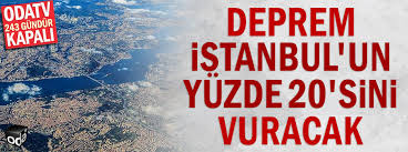 Istanbul deprem haberleri ve en son güncel istanbul deprem gelişmeleri cnnturk.com'da. Deprem Istanbul Un Yuzde 20 Sini Vuracak
